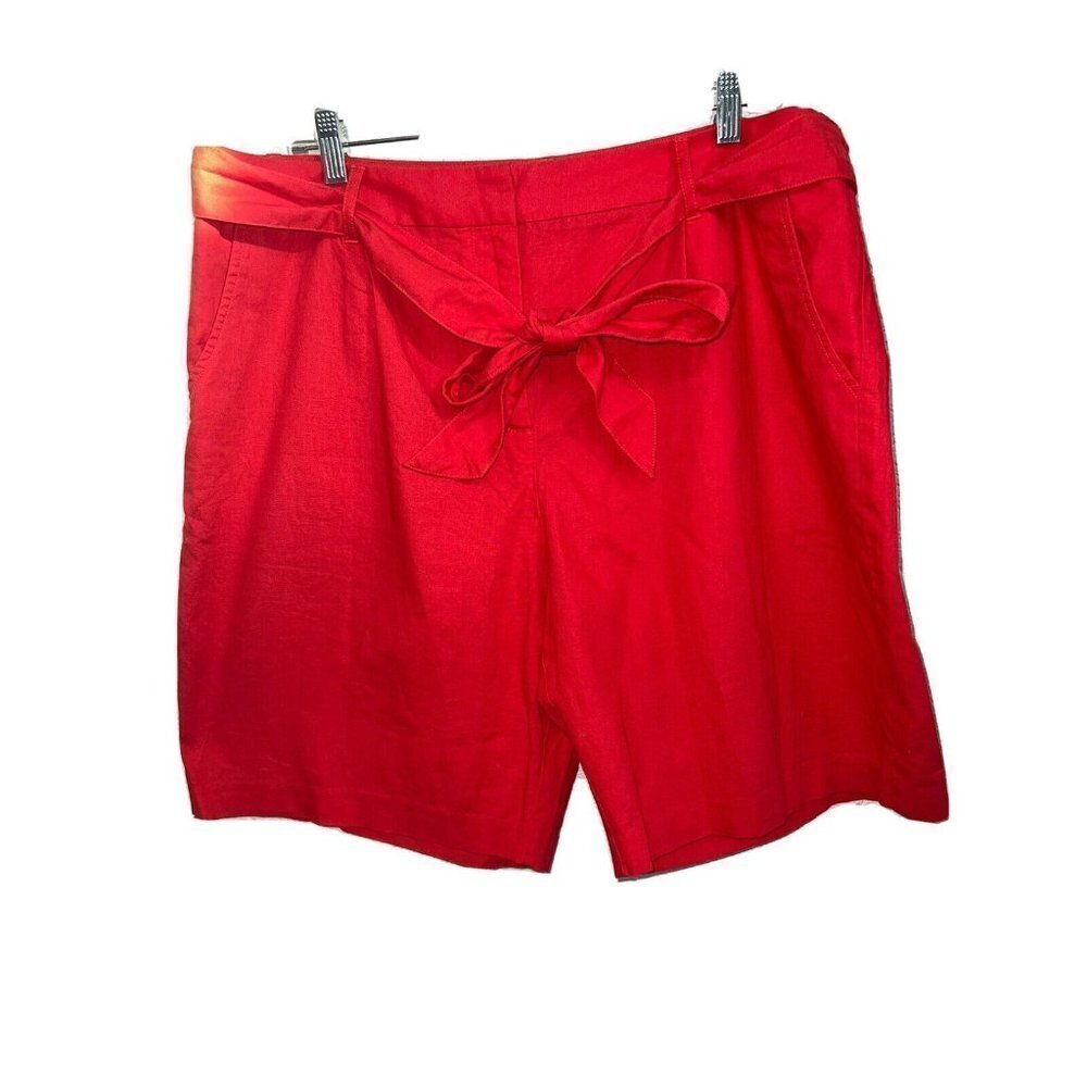 Boden Linen Shorts Size 14 New No Tags Nwots 9” Shorts F1